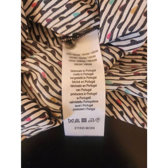 0039 Italy viscose shirt dress size xs - Picture 8 of 9